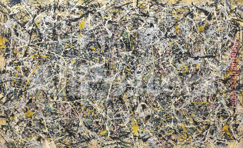 No 1 1949 painting - Jackson Pollock No 1 1949 art painting
